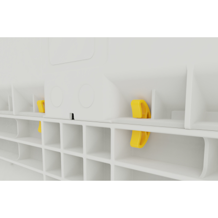 Caisse palette plastique démontable ajourée 1200 x 1000 Caisse palette plastique démontable ajourée 1200 x 1000