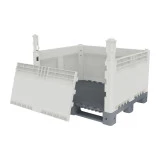 Caisse palette plastique démontable pleine 1200 x 1000 Caisse palette plastique démontable pleine 1200 x 1000