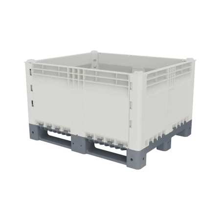 Caisse palette plastique démontable pleine 1200 x 1000 Caisse palette plastique démontable pleine 1200 x 1000