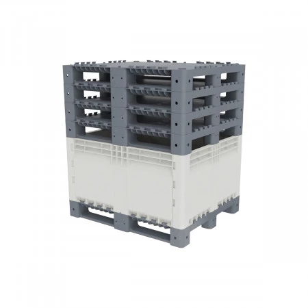 Caisse palette plastique démontable pleine 1200 x 1000 Caisse palette plastique démontable pleine 1200 x 1000