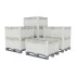 Caisse palette plastique démontable pleine 1200 x 1000 Caisse palette plastique démontable pleine 1200 x 1000