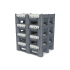 Caisse palette plastique pliable ajourée haute résistance 1200 x 1000 Caisse palette plastique pliable ajourée haute résistance 1200 x 1000