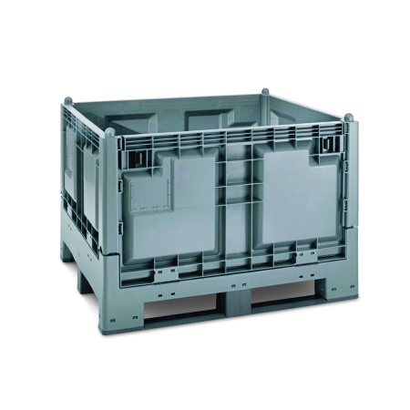 Caisse palette plastique pliable pleine 1200 x 1000