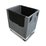 Caisse palette plastique pliable roulante 800 x 600 Caisse palette plastique pliable roulante 800 x 600