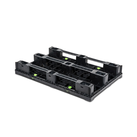 Caisse palette plastique pliable souple avec trappe 1200 x 800 Caisse palette plastique pliable souple avec trappe 1200 x 800