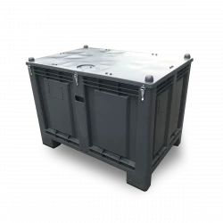 Caisse palette plastique recyclé verrouillable 1200 x 1000