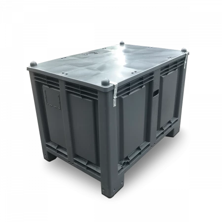 Caisse palette plastique recyclé verrouillable 1200 x 1000 Caisse palette plastique recyclé verrouillable 1200 x 1000