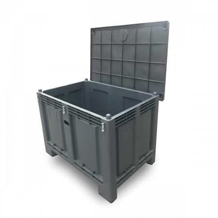 Caisse palette plastique recyclé verrouillable 1200 x 1000 Caisse palette plastique recyclé verrouillable 1200 x 1000