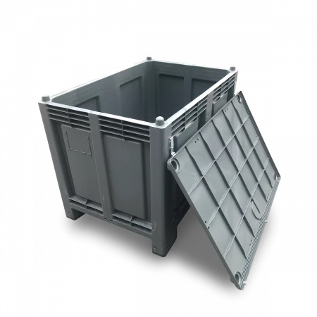 Caisse palette plastique recyclé verrouillable 1200 x 1000 Caisse palette plastique recyclé verrouillable 1200 x 1000