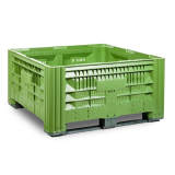 Caisse palette plastique ajourée 1200 x 1200 Caisse palette plastique ajourée 1200 x 1200