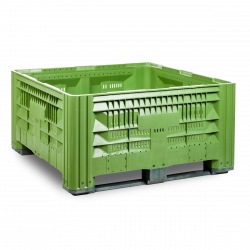 Caisse palette plastique ajourée 1200 x 1200