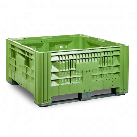 Caisse palette plastique ajourée 1200 x 1200 Caisse palette plastique ajourée 1200 x 1200