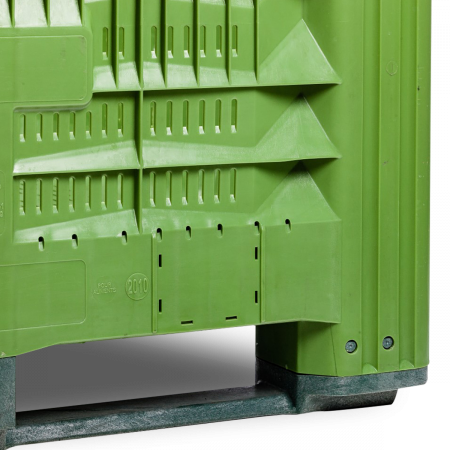 Caisse palette plastique ajourée 1200 x 1200 Caisse palette plastique ajourée 1200 x 1200