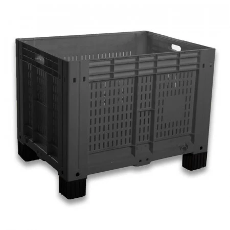 Caisse palette plastique ajourée légère 800 x 600 Caisse palette plastique ajourée légère 800 x 600