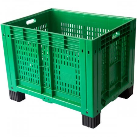 Caisse palette plastique ajourée légère 800 x 600 Caisse palette plastique ajourée légère 800 x 600