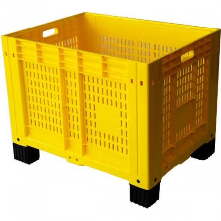 Caisse palette plastique ajourée légère 800 x 600 Caisse palette plastique ajourée légère 800 x 600