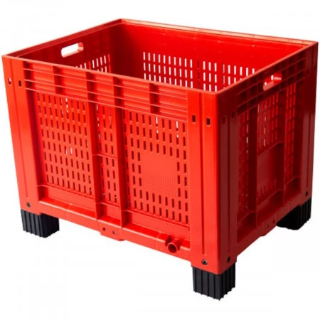 Caisse palette plastique ajourée légère 800 x 600 Caisse palette plastique ajourée légère 800 x 600