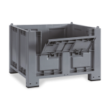 Caisse palette plastique avec trappe d'accès 1200 x 800 - 600 L Caisse palette plastique avec trappe d'accès 1200 x 800 - 600 L