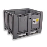 Caisse palette plastique certifiée ADR et UN 1200 x 1000 Caisse palette plastique certifiée ADR et UN 1200 x 1000