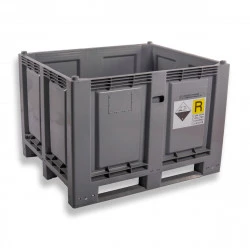 Caisse palette plastique certifiée ADR et UN 1200 x 1000