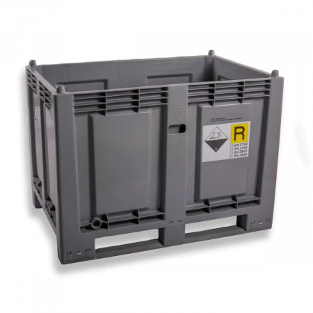 Caisse palette plastique certifiée ADR et UN 1200 x 800 Caisse palette plastique certifiée ADR et UN 1200 x 800