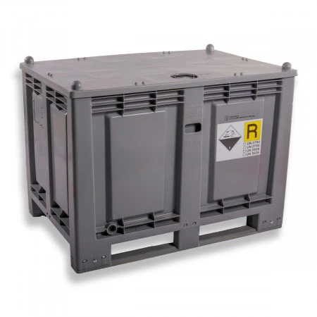 Caisse palette plastique certifiée ADR et UN 1200 x 800 Caisse palette plastique certifiée ADR et UN 1200 x 800