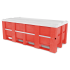 Caisse palette plastique monobloc extra longue 2160 x 1000 Caisse palette plastique monobloc extra longue 2160 x 1000