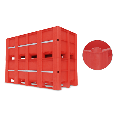 Caisse palette plastique monobloc extra longue 2160 x 1000 Caisse palette plastique monobloc extra longue 2160 x 1000
