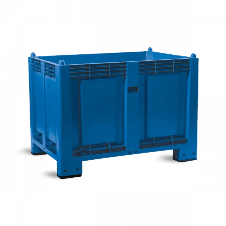 Caisse palette plastique pleine couleur 1200 x 800