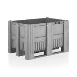 Caisse palette plastique pleine monobloc 1200 x 800