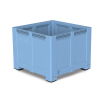 Caisse palette plastique pleine renforcée gd volume 1200 x 1200