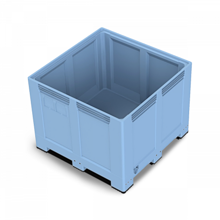 Caisse palette plastique pleine renforcée gd volume 1200 x 1200 Caisse palette plastique pleine renforcée gd volume 1200 x 1200