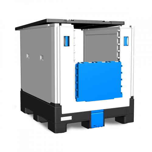 Caisse palette plastique pliable Combo 1200 x 1000