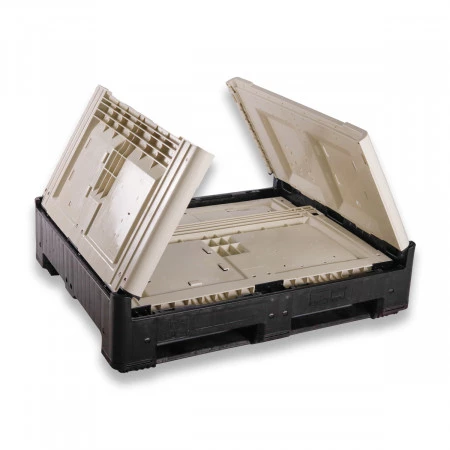 Caisse palette plastique pliable Smartbox 1200 x 1000 Caisse palette plastique pliable Smartbox 1200 x 1000