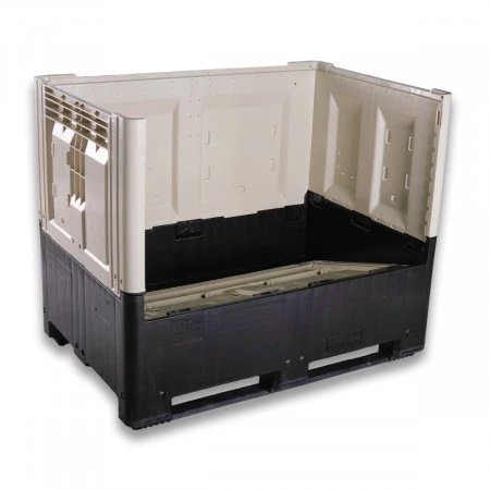 Caisse palette plastique pliable Smartbox Grande hauteur 1200 x 800 Caisse palette plastique pliable Smartbox Grande hauteur 1200 x 800
