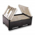 Caisse palette plastique pliable Smartbox Grande hauteur 1200 x 800 Caisse palette plastique pliable Smartbox Grande hauteur 1200 x 800