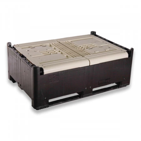 Caisse palette plastique pliable Smartbox Grande hauteur 1200 x 800 Caisse palette plastique pliable Smartbox Grande hauteur 1200 x 800