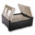 Caisse palette plastique pliable Smartbox Grande hauteur à trappe d'accès 1200 x 1000 Caisse palette plastique pliable Smartbox Grande hauteur à trappe d'accès 1200 x 1000
