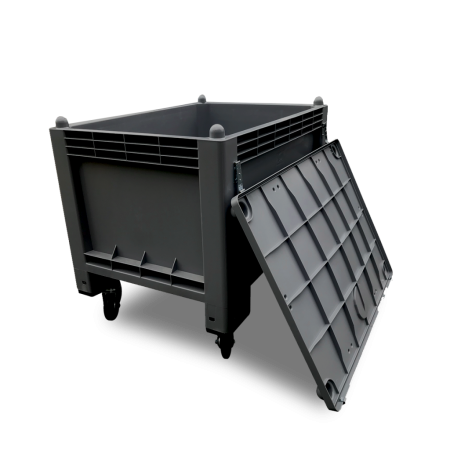 Caisse palette plastique recyclé verrouillable 1000 x 700 Caisse palette plastique recyclé verrouillable 1000 x 700