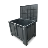 Caisse palette plastique recyclé verrouillable 1200 x 800 Caisse palette plastique recyclé verrouillable 1200 x 800