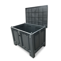 Caisse palette plastique recyclé verrouillable 1200 x 800