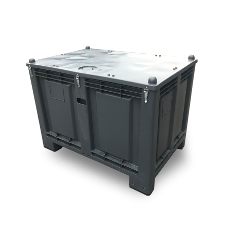 Caisse palette plastique recyclé verrouillable 1200 x 800 Caisse palette plastique recyclé verrouillable 1200 x 800
