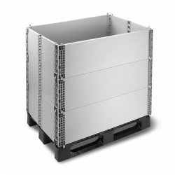 Caisse palette pliable et modulable 1200 x 1000