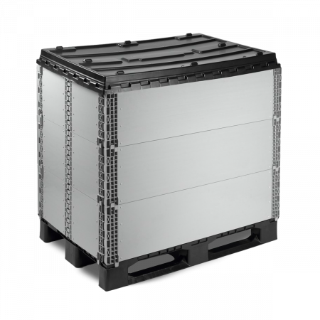 Caisse palette pliable et modulable 1200 x 1000 Caisse palette pliable et modulable 1200 x 1000