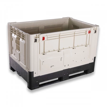 Caisse palette pliable Smartbox avec trappe d'accès 1200 x 800 Caisse palette pliable Smartbox avec trappe d'accès 1200 x 800