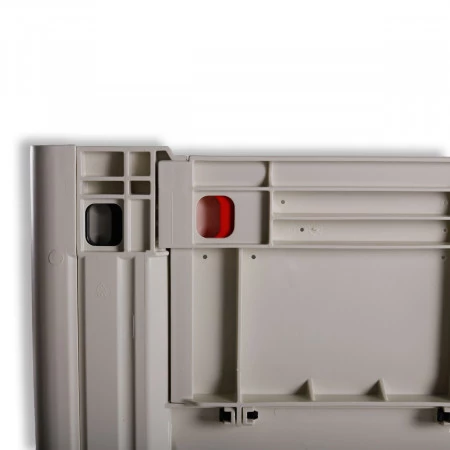 Caisse palette pliable Smartbox avec trappe d'accès 1200 x 800 Caisse palette pliable Smartbox avec trappe d'accès 1200 x 800