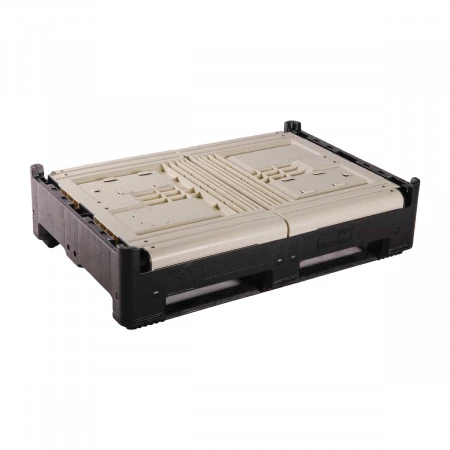 Caisse palette pliable Smartbox avec trappe d'accès 1200 x 800 Caisse palette pliable Smartbox avec trappe d'accès 1200 x 800