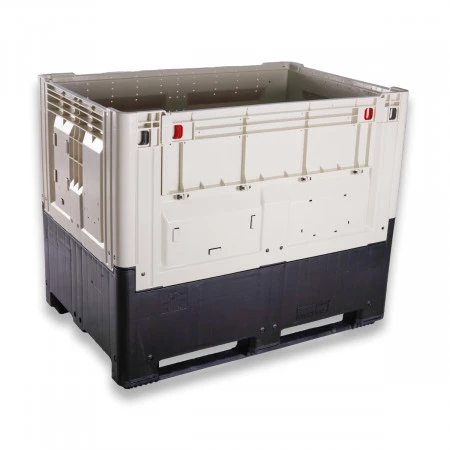 Caisse palette pliable Smartbox Grande hauteur à trappe d'accès 1200 x 800 Caisse palette pliable Smartbox Grande hauteur à trappe d'accès 1200 x 800