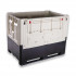 Caisse palette pliable Smartbox Grande hauteur à trappe d'accès 1200 x 800 Caisse palette pliable Smartbox Grande hauteur à trappe d'accès 1200 x 800