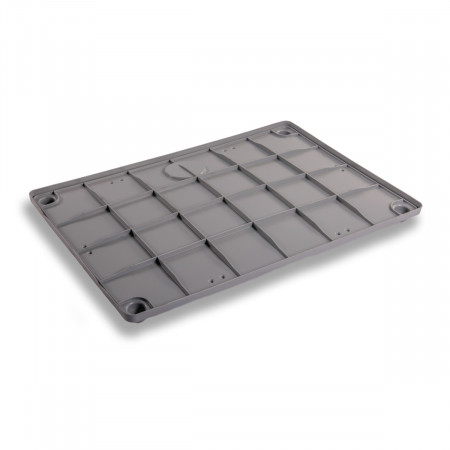 Couvercle pour caisse palette plastique 1200 x 800 avec poignée Couvercle pour caisse palette plastique 1200 x 800 avec poignée